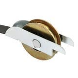 Prime-Line B 704 Flat Spring Tension Roller Assembly, 1 in Dia Roller, 1/4 in W Roller, Steel Roller, Concave Roller