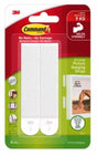 Command 17217-ES Picture Hanging Strip, Foam Backing, White, 20 lb, 4/PR