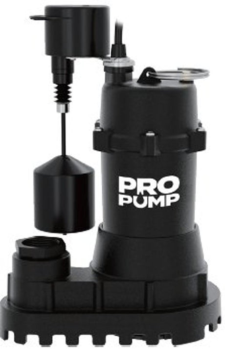 PRO PUMP SP50CIV Vertical Sump Pump, 1/2 hp, Cast Iron Housing Material