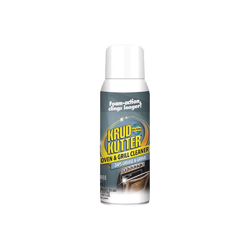 Krud Kutter 298478 Oven and Grill Cleaner, 12 oz, Aerosol Can, Liquid, Mild, Clear, Pack of 6