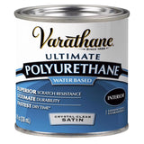 Varathane Transparent Satin Crystal Clear Water-Based Acrylic Ultimate Polyurethane Finish 0.5 pt, Pack of 4