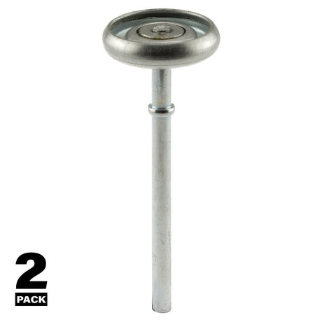 Prime-Line GD 52113 Door Roller, 1-13/16 in Dia Roller, 7/16 in W Roller, Steel