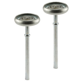 Prime-Line GD52113 Door Roller, 1-7/8 in Dia Roller, 7/16 in W Roller, Steel