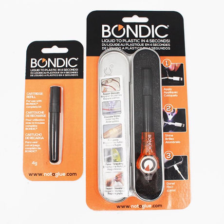 Bondic Medium Strength Clear Liquid Plastic Welder Starter Kit 4 gm