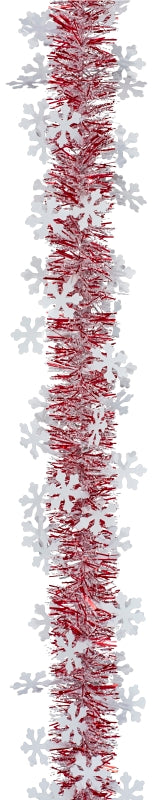 Holidaytrims 3686024 Garland, 15 ft L, Red/White, Pack of 12