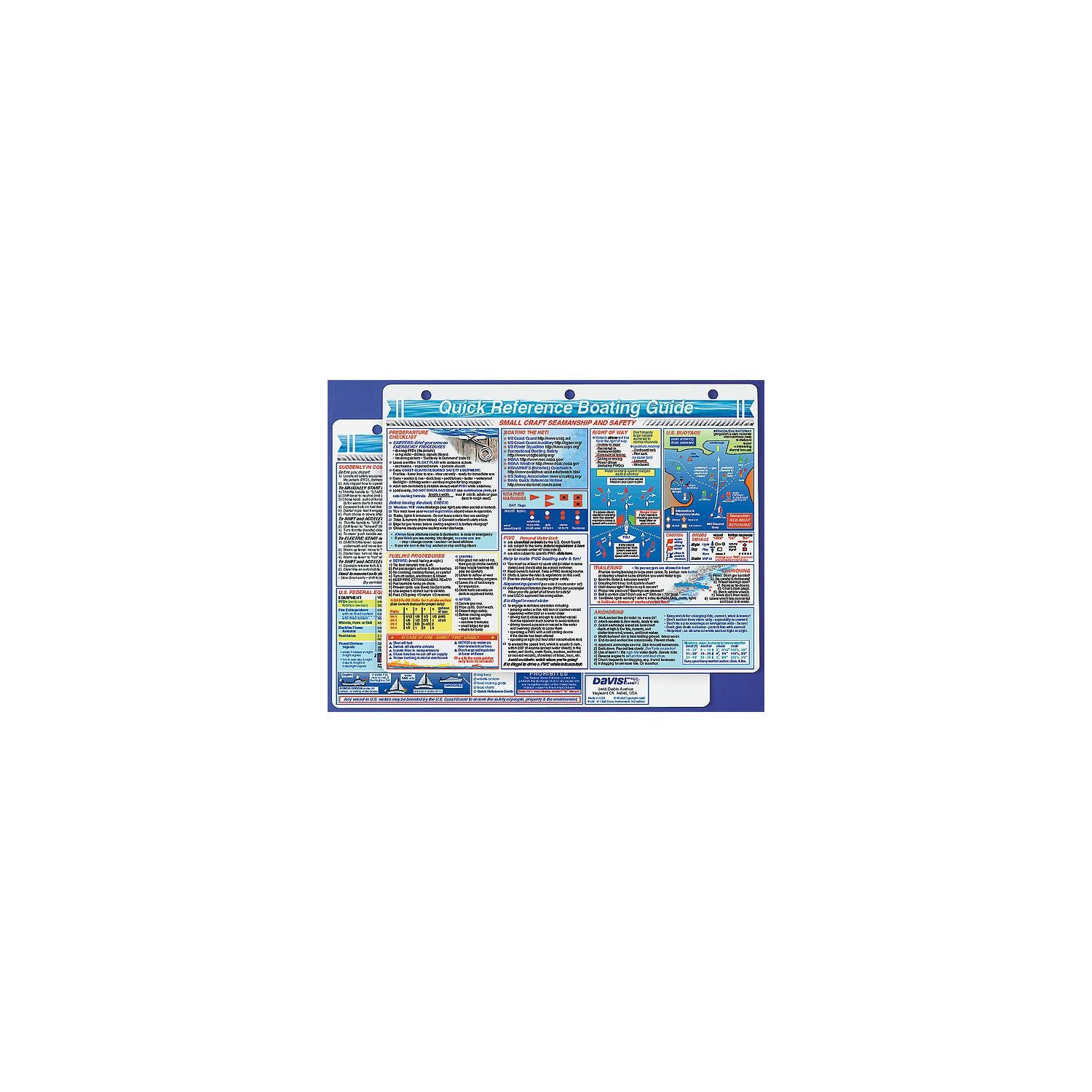 Quick Boating Guide Davis 128 Boating Guide Quick Reference Card – Mrosupreme.com