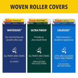 Purdy White Dove Woven Fabric 14 in. W X 1/2 in. Paint Roller Cover 1 pk