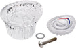 Moen 98039 Faucet Handle Kit with Cap, Plastic, Chrome-Plated, For: Chateau Single Handle Tub/Shower Faucets