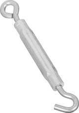 National Hardware 2173BC Series N221-960 Turnbuckle, 175 lb Working Load, 5/16-18 Thread, Hook, Eye, 9 in L Take-Up
