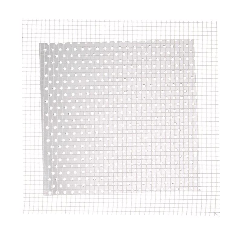Allway 4 in. L X 4 in. W Fiberglass White Self Adhesive Drywall Mesh Patch, Pack of 10