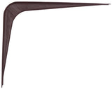 ProSource 21138CHO-PS Shelf Bracket, 65 lb/Pair, 6 in L, 5 in H, Steel, Chocolate, Pack of 20