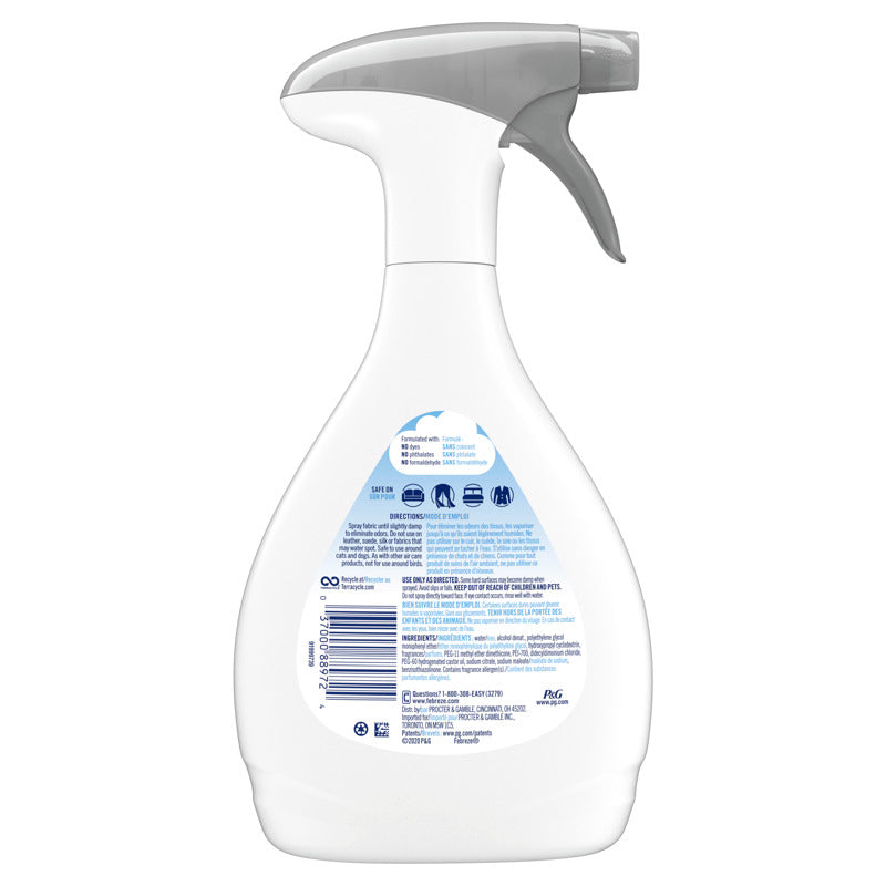 Febreze Heavy Duty Clean Scent Fabric Freshener 27 oz Liquid, Pack of 4