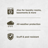 Valspar Porch, Floor & Patio Satin Base 2 Floor Paint 1 gal, Pack of 4