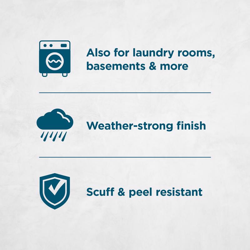 Valspar Porch, Floor & Patio Gloss Base 2 Floor Paint 1 gal, Pack of 4