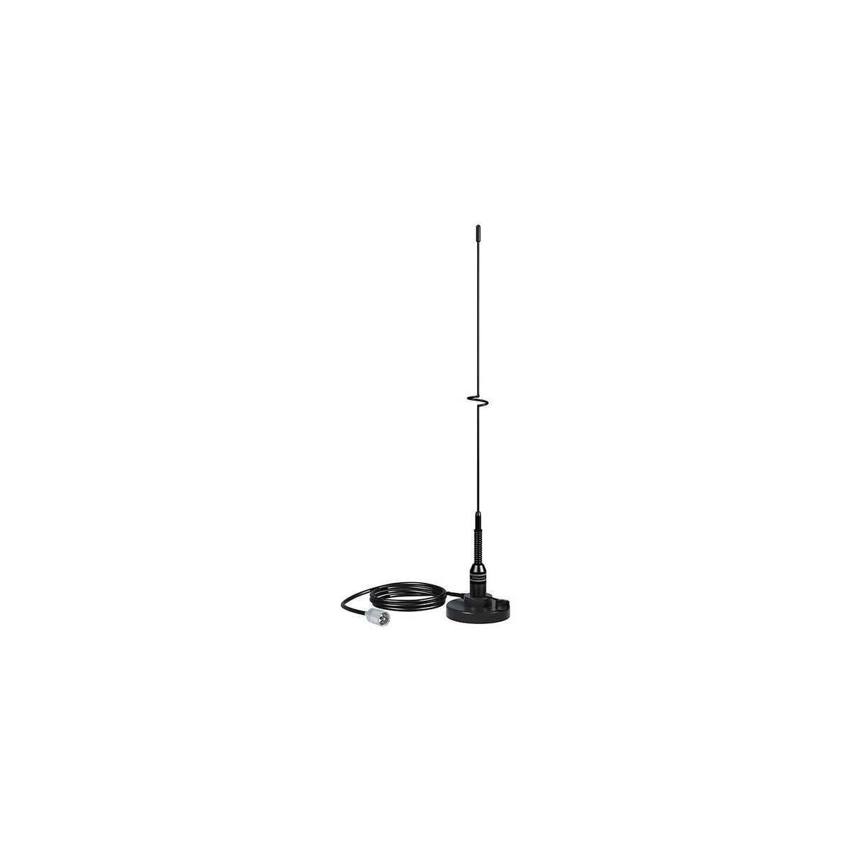 5218 19″ SS VHF Whip Antenna w/Magnetic Mount