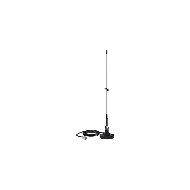 5218 19″ SS VHF Whip Antenna w/Magnetic Mount