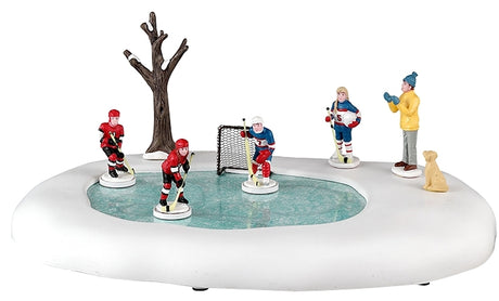 Lemax 34085 Girls Play Hockey Too, B/O, 4.5 V, Pack of 8