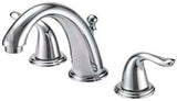 Boston Harbor TQ-FW6B0000CP Lavatory Faucet, 1.2 gpm, 2-Handle, 3-Faucet Hole, Brass/Plastic/Zinc, Chrome