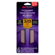 Pro Grade Precision SHTR320-PGP-6T Sanding Sheet, 9 in L, 3-2/3 in W, Extra Fine, 320 Grit, Ceramic Abrasive