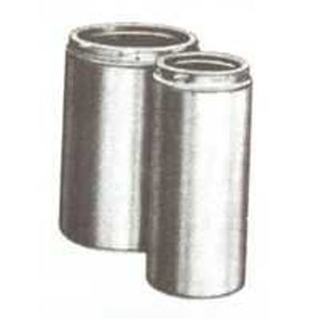 Selkirk 208009 Chimney Pipe, 10 in OD, 9 in L, Stainless Steel, Mirror, Pack of 2