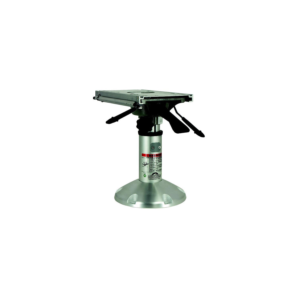 Springfield 2-3/8″ Series Low-Profile Mainstay Package 12-1/2″ - 15-1/2″ (Includes Pedestal, Base and Locking Slide & Swivel)