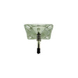 Springfield KingPin 7″ x 7″ Swivel Seat Mount With Spring, Polished Finish