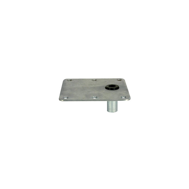 Springfield KingPin 7″ x 7″ Offset Standard Square Base, Stainless Steel With Satin Finish