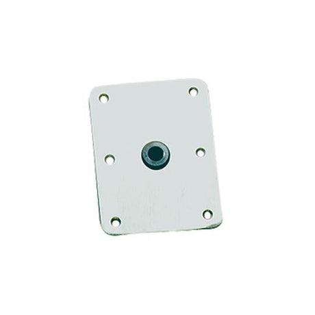 Springfield King-Pin 4″ x 8″ Stainless Steel Threaded Rectangular Base, Satin Finish