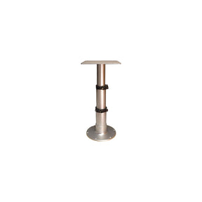 Springfield 1660230 3-Stage Clear Anodized Pedestal Set (Includes Square Table Mount and Base), 12-3/4″, 20″, 28″