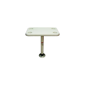 Springfield Thread-Lock 16″ x 28″ Rectangular Table Package W/O Umbrella Socket (Includes Pedestal Set and Table Top)