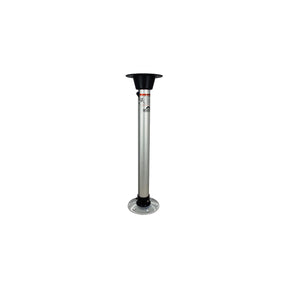 Springfield Thread-Lock 27″ Pedestal Set, Satin Finish (Includes Post, Table Mount and Floor Base)