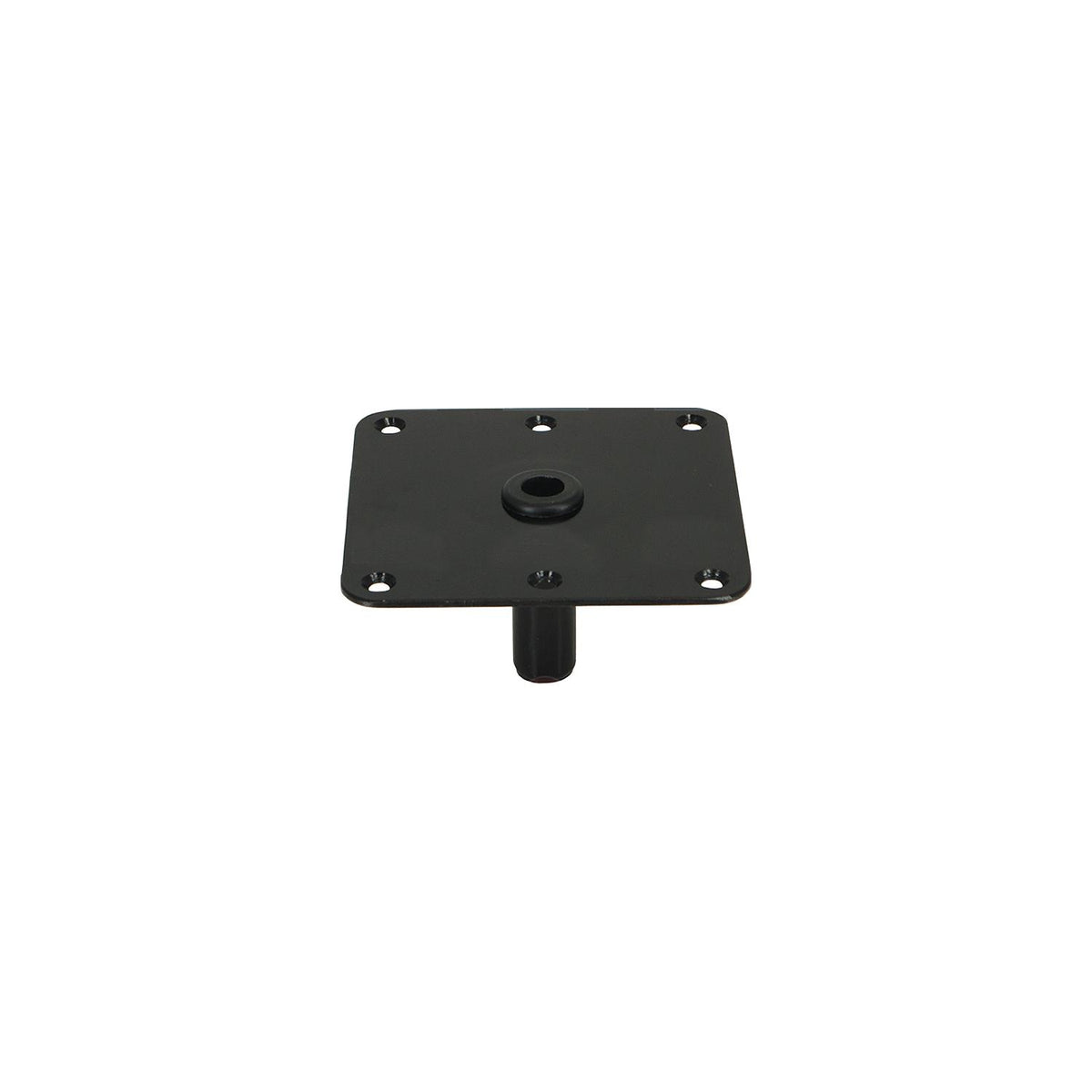 Springfield King-Pin 7″ x 7″ Threaded Square Steel Base, E-Coat Finish