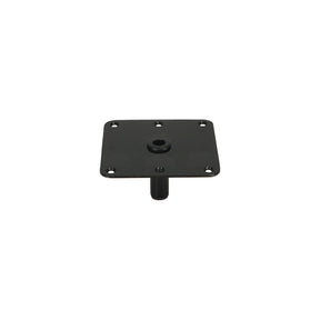 Springfield King-Pin 7″ x 7″ Threaded Square Steel Base, E-Coat Finish