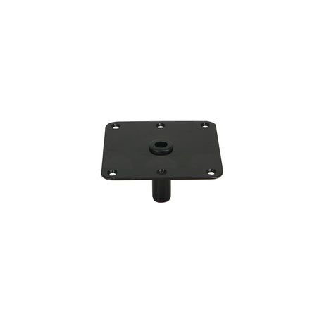 Springfield King-Pin 7″ x 7″ Threaded Square Steel Base, E-Coat Finish
