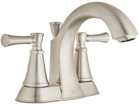 American Standard Chancellor 7022201.075 Series Centerset Bathroom Faucet, 5-3/8 in H, 5-1/8 in W, Brushed Nickel