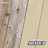 Rust-Oleum RockSolid 6X Deck Coat Solid Tintable Matte Tint Base Water-Based Acrylic Deck Resurfacer, Pack of 2