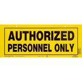HILLMAN English Yellow Do Not Enter Sign 6 in. H X 15 in. W, Pack of 6
