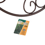 Landscapers Select HH021 Hose Hanger, 150 ft Capacity, Steel, Hammertone Brown, Powder-Coated, Wall Mounting