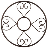 Landscapers Select HH021 Hose Hanger, 150 ft Capacity, Steel, Hammertone Brown, Powder-Coated, Wall Mounting