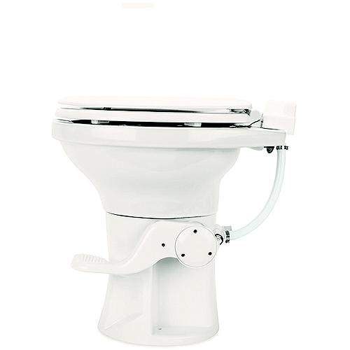 Camco 41715 Premium Ceramic RV Toilet, Bone
