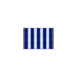 Open Air Stripe Awning Leisure Mat, 6' x 9' Blue