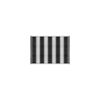 Open Air Stripe Awning Leisure Mat, 6' x 9' Charcoal