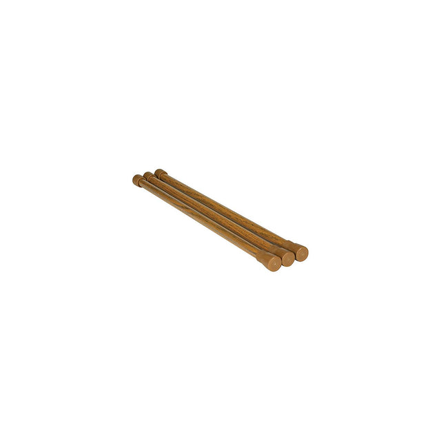 Camco 43823 Refrigerator Bars Oak Look (3/Pack)