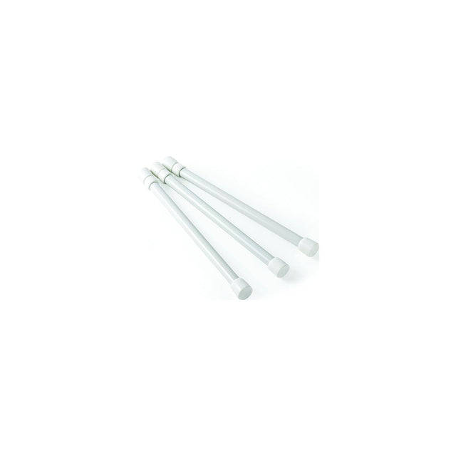 Camco 44063 Cupboard Bars, White (3/Pack)