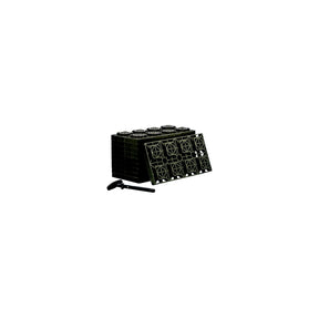Camco 44525 FasTen 4 x 2 Leveling Blocks, Brown, 10/pk