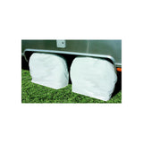Camco 45322 Tire & Wheel Protectors,  27"-29", Arctic White, 1 pr.