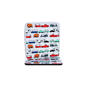 Camco 53231 Neoprene Coaster RV Pattern 2 Pack