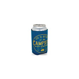 Camco 53247 Life Is Better At The Campsite Can Holder, Navy/Yellow, Better At Campsite