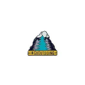Camco 53262 Enamel Pin, Go Outsiding Trees