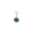 Camco 53289 Enamel Keychain, RV Themed, Camper Sunrise Round